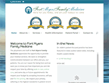 Tablet Screenshot of fortmyersfamilymedicine.com